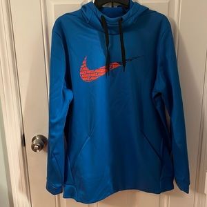 blue nike hoodie